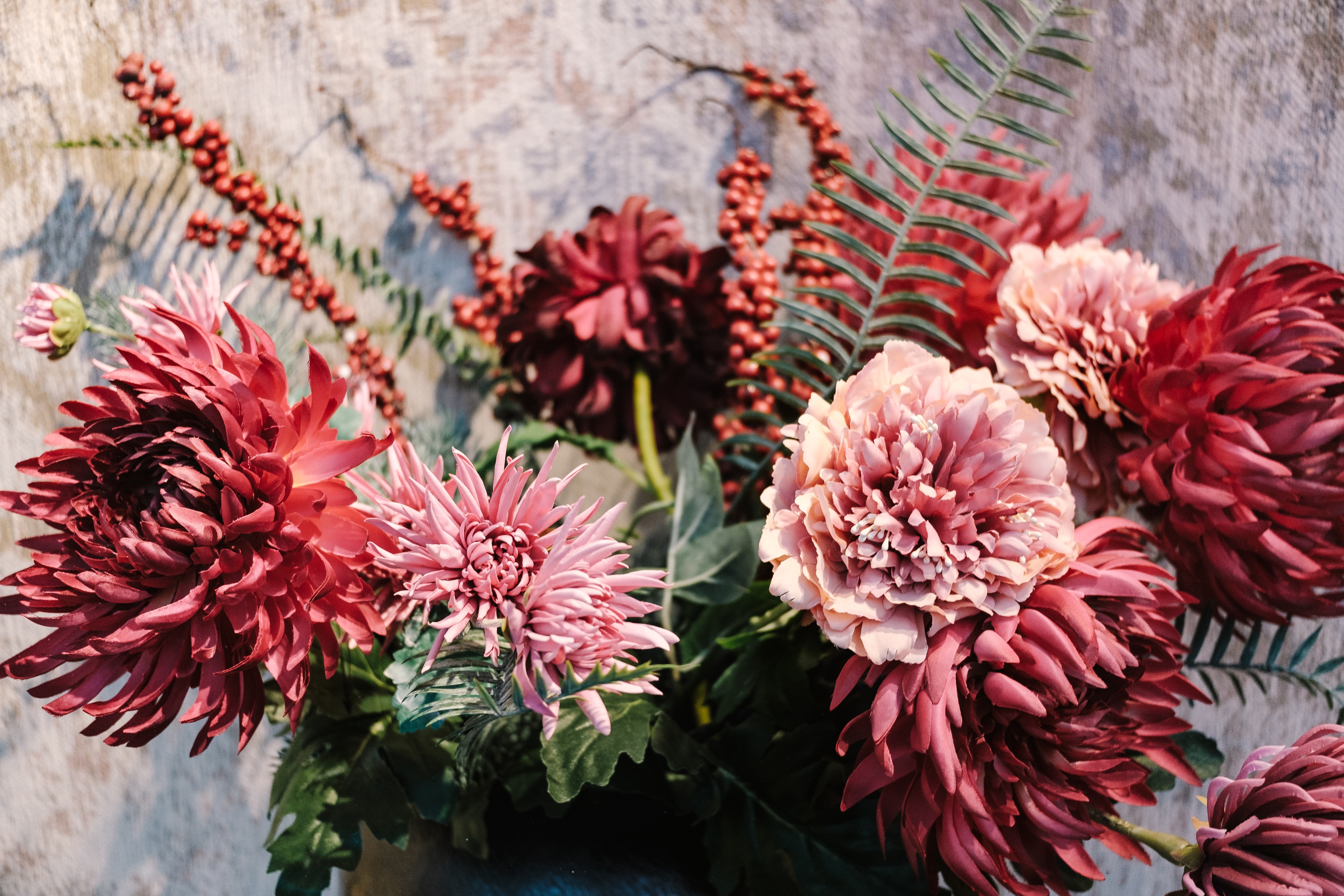 Luxury floral installation by Borrowed Heritage